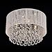 Jojospring Flushmount 4-light Chrome Chandelier
