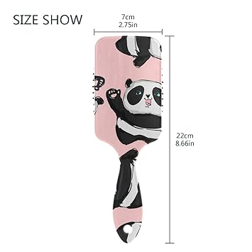 Amazon Com Cute Panda Air Cushion Comb Hair Brush For Women And