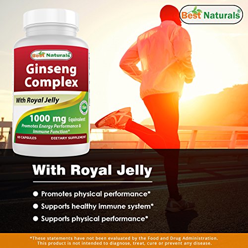 Best Naturals Ginseng Complex 1000 mg 60 Capsules Buy Online in UAE