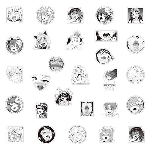 52Pcs Sexy Girl Hentai Waifu Stickers for Laptop Car Bike Helmet Phone Guitar Skateboard Anime Lady&Loli Bunny Girl Stickers Vinyl Stickers Waterproof Aesthetic Sticker Pack Decals for Adults Teens - Image 5