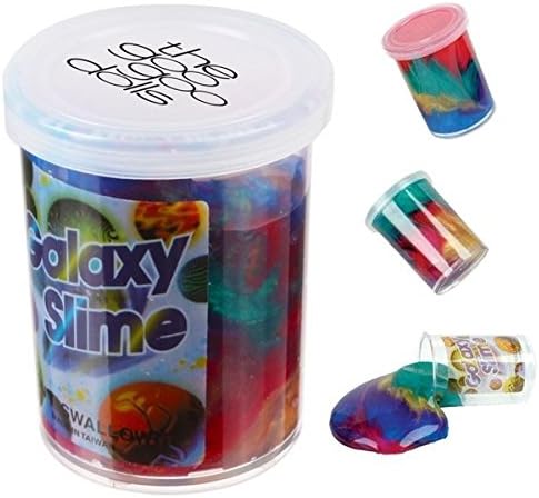2 Galaxy Fluffy Slime Kits - The Coolest Satisfying Slime - The best "Slime Ball" toys for all kids