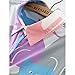 ABADAY Multicolor Cartoon Cat Print Short Sleeve Longline Shirt