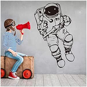 Wwjwf Etiqueta Engomada De La Pared Del Astronauta Del Astronauta Del