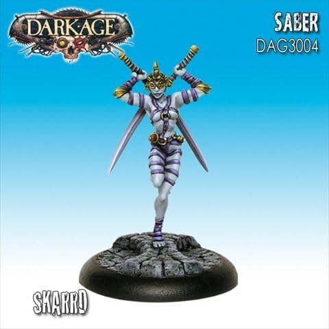 Dark Age Games 3004 Skarrd Saber, Miniatures And Miniature Games