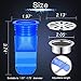 yotache Drain Backflow Preventer, One Way Valve for Pipes Tubes in Toilet Bathroom Floor Drain Seal Keep Out Smell, 1-3/4