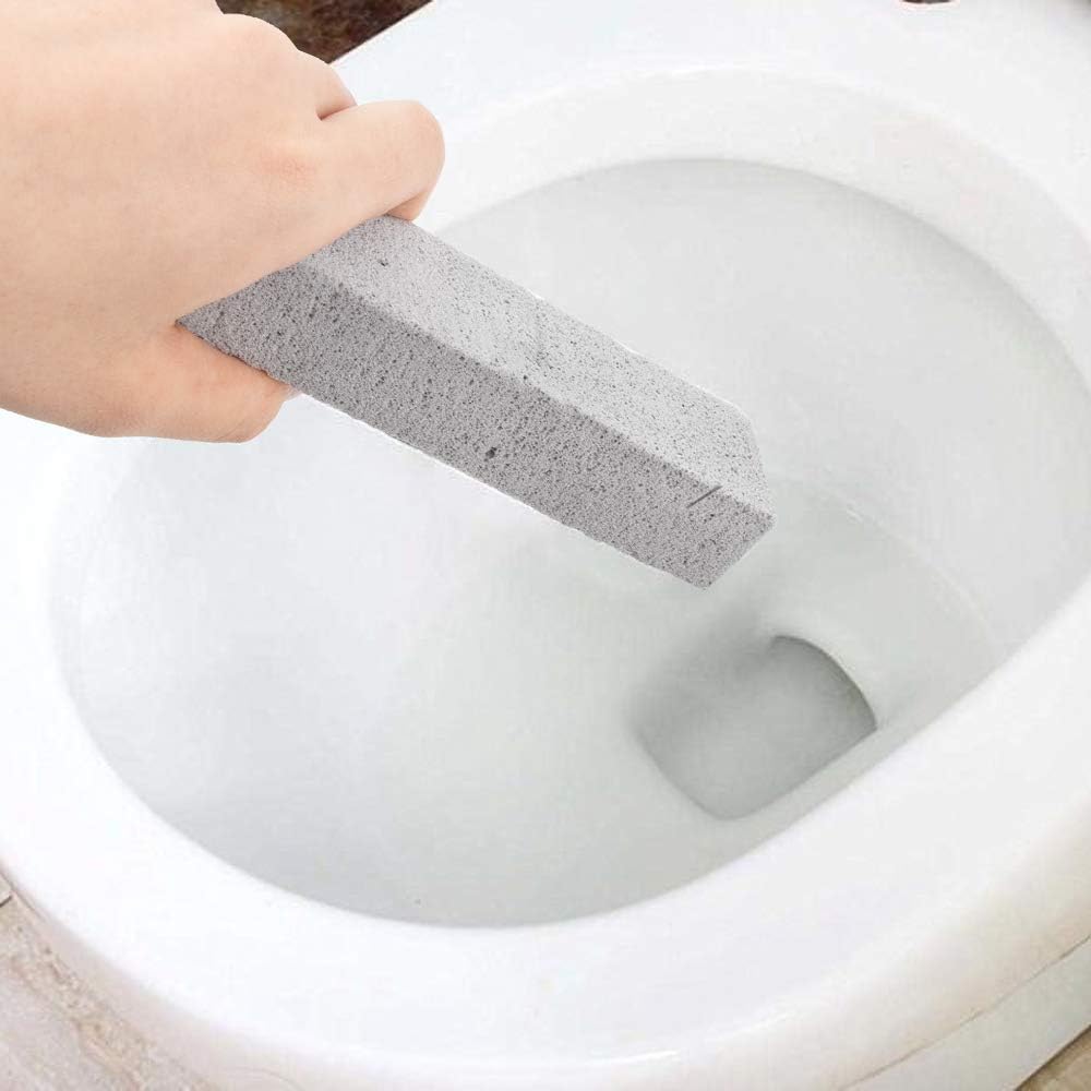 Hatoku 25 Pieces Pumice Stones for Cleaning Grey Pumice Scouring Pad Pumice Stick Cleaner for Removing Toilet Bowl Ring, Bath, Kitchen, Pool, Household Cleaning (5.9 x 1.4 x 0.9 Inches): Health & Personal Care