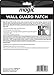 Magic Wall Guard Patch - 5 Inch Diameter - Door Knob Wall Protector Shield Works on Any Texture Wall