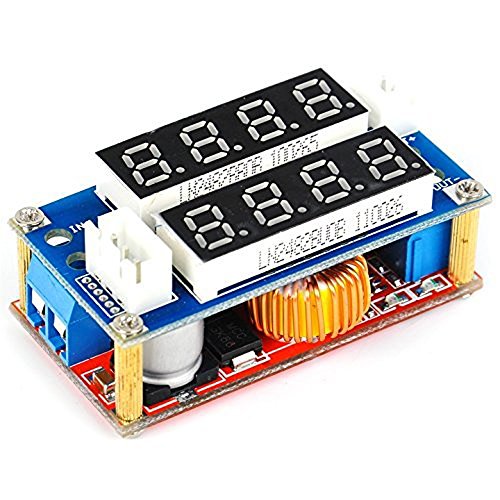 UPC 602288361431, 5A Constant Current/Voltage LED Driver Battery Charging Module Voltmeter Ammeter Compatible With Arduino by Atomic Market