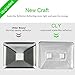 100W LED Flood Light Super Bright Outdoor Security Light, IP66 Waterproof, 10500LM, 6000K Daylight White for Garage, Garden, Lawn and Yard
