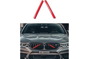 BETTERHUMZ Grille Insert Trims for BMW F20 F21 F30 F32 F34 F36 3 4 Series M Sport Style M-Performance Grill Strips Accessories (Red)