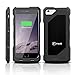 iPhone 6 / iPhone 7 Battery Case - MFi Certified - Doubles Battery Charge Without Extra Bulk - Heavy Duty Case Offers Protection From Impacts and Falls (Black)