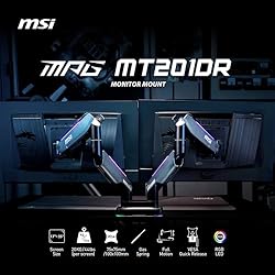 MSI MPG MT201DR - Premium RGB Dual Monitor Stand