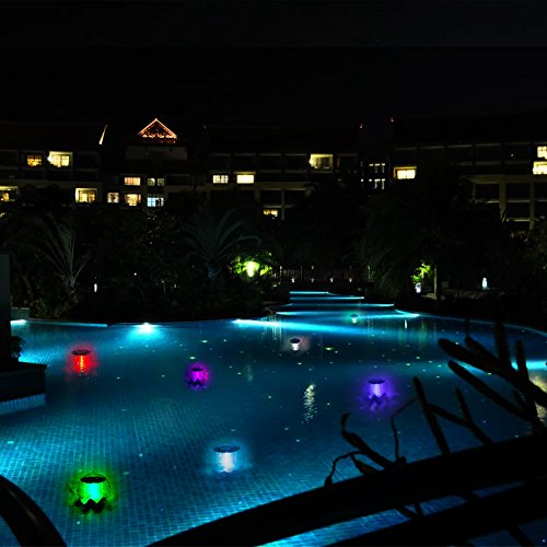 image for Sanyi Solar Pond Light Floating Light Waterproof Pool Lights Floating 