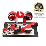 Ornate Ocean Silicone Honey Straw 6.5