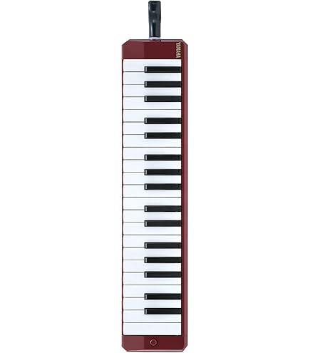 Amazon.com: Yamaha Pianica, 37-note Melodica, Maroon (P37D),Red