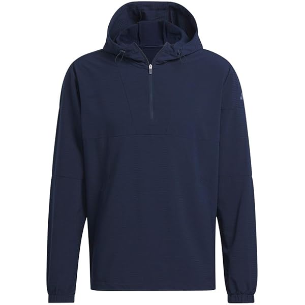 adidas Half Zip Aeroready Golf Jacket M Royal Blue-white at Amazon