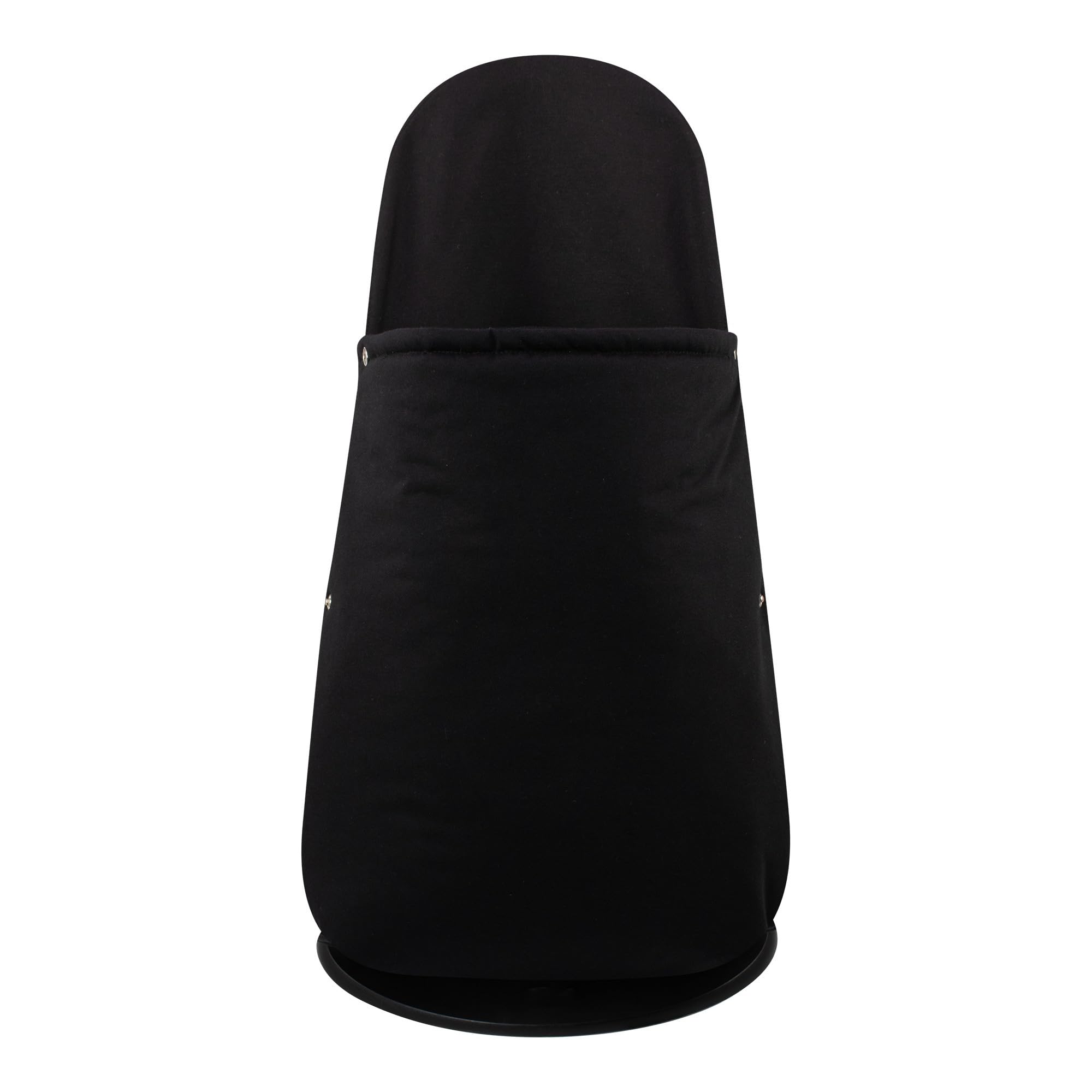 JYOKO Kids Cotton Hammock Cover and Bag Compatible with Babybjorn Soft, Balance, Bliss (Black Series, Fleece)