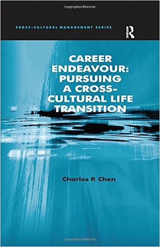Amazon Career Endeavour Pursuing A Cross Cultural Life Transition Cross Cultural Management Chen Charles P Job Hunting