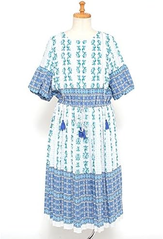 Amazon アズノゥアズオオラカ As Know As Olaca 大きいサイズ 花の首飾りパネルop グレー 15 ワンピース チュニック 通販