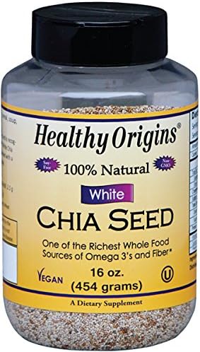 Healthy Origins, Semilla de Chia Blanco, 16oz (454g): Amazon.es: Salud y cuidado personal