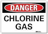 SmartSign “Danger - Chlorine Gas” Label | 10" x