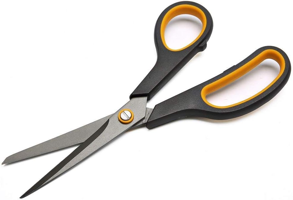 CCR Scissors 8 Inch Soft Comfort-Grip Handles Sharp Titanium Blades, 4-Pack : Office Products