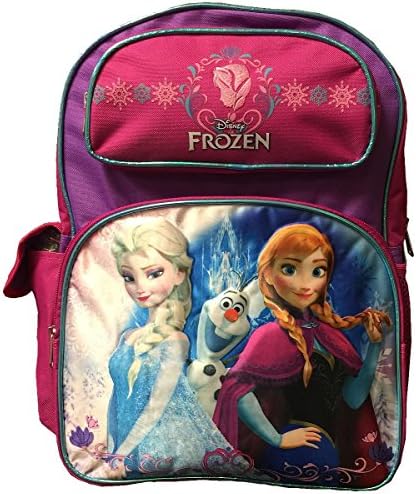 Disney Frozen Backpack, Anna &amp; Elsa, 16" Large Size