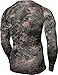 TSLA Men's UPF 50+ Compression Shirts, Cool Dry Long Sleeve Athletic Tops, Sports Baselayer Workout Shirt, Zero Camo Green, Medium