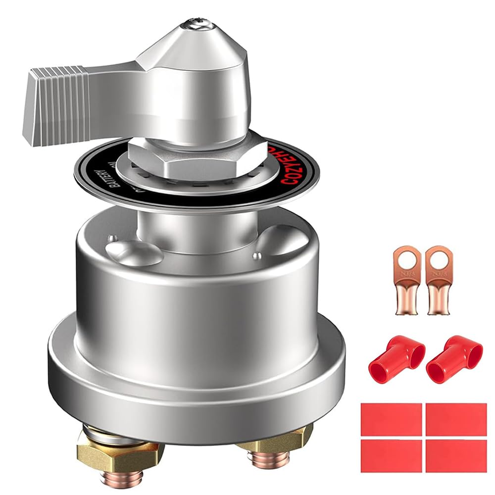 Photo 1 of 12-48V Master Battery Disconnect Switch Kit,High Current up to 200A.Perfect for Cars, Trucks, RVs, Boats, and ATVs. Easy On/Off Operation with Face Plate Included