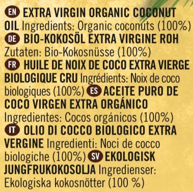 Aceite de coco orgánico Merchant