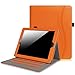 Fintie Case for iPad 2 3 4 (Old Model) - [Corner Protection] Multi-Angle Viewing Folio Smart Stand Cover with Pocket, Auto Sleep/Wake for iPad 2, iPad 3 & iPad 4th Gen with Retina Display, Orange