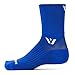 Swiftwick ASPIRE FOUR Trail Running, Cycling Crew Socks, Compression Fit (Cobalt Blue, Large)