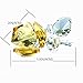 Waltz&F Crystal Rose Flower,Glass Rose Paperweight Figurine Collectible Statue Wedding Table Centerpiece Ornament,Yellow Rose