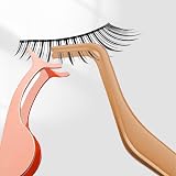 KAIFANGYA 2-Piece 2-in-1 Lash Tweezers Strip Lashes Eyelash Applicator Tool view 2