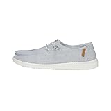 HEYDUDE Women's Wendy Chambray Lilac Size 7