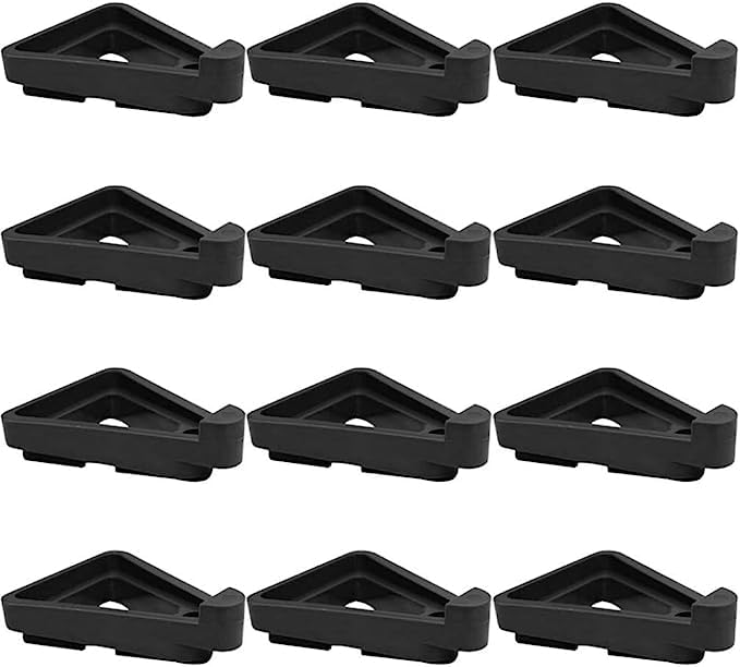 chenqi 12 Pcs Flower Plant Pot Feet, Stand Invisible Flower Pot Risers Triangle Flower Pot Feet for Large Flower Planters, Potted Plant Stand, Indoor and Outdoor Pot Lifters Supports