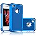 iPhone 5S Case, iPhone SE Case, Tekcoo(TM) [Tmajor Series] [Navy Blue] iPhone 5 5S SE 5SE Case Shock Absorbing Hybrid Defender Rugged Cover Skin Shell Hard Plastic Outer & Rubber Silicone Inner