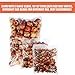 YUEAON 300pcs 10mm/12mm/17mm Natural Painted Wood Beads Round Loose Wooden Bead Bulk Lots Ball for Jewelry Making Bracelet Necklace DIY Craft Hair Dreadlock Macrame Accessories Supplies Assorted