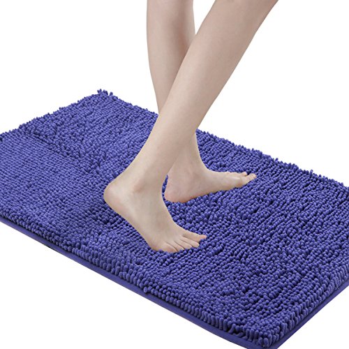 Treetone Chenille Bath Mat Bathroom Rugs 21x34 Inchs Rug Machine Wash Soft Non Slip Water Absorbent Plush Rugs For Tub Shower Bath Room Royal Blue Buy Online In India Missing Category