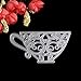 Bottone Tea Cup Cutting Dies Stencil DIY Scrapbooking Album Paper Card Embossing Craft