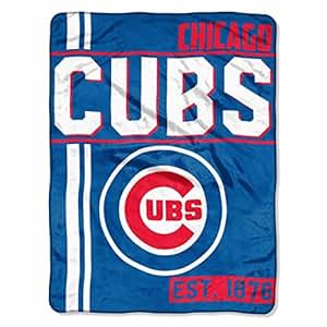 Amazon.com : MLB Chicago Cubs Super Plush Throw Blanket ...