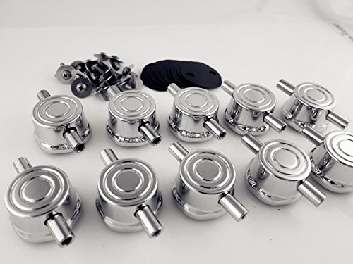 Goedrum 10 Double End Tom Drum Lugs with Mounting Screws