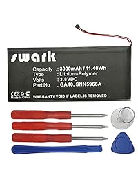 swark nueva batería de repuesto para MOTOROLA MOTO G4, Moto G4 Plus, xt1644, xt1643, compatible con Motorola GA40, snn5966 a 3000 mAh con herramientas