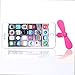 Stouch Mini Portable Dock Cool Cooler Rotating Fan for 8 pin lightning iPhone 7 Plus 6 plus 5s 5 iPad mini air - Rose Red