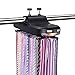 Primode Motorized Tie Rack with LED Lights – Closet Organizer, Stores & Displays Up to 64 Ties Or Belts, Rotation operates with Batteries. Great Gift Idea (Black)