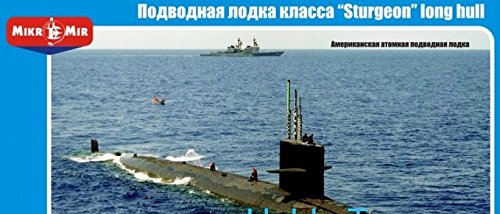 U.S. nuclear-powered submarine 'sturgeon' class, long hull MM350-012