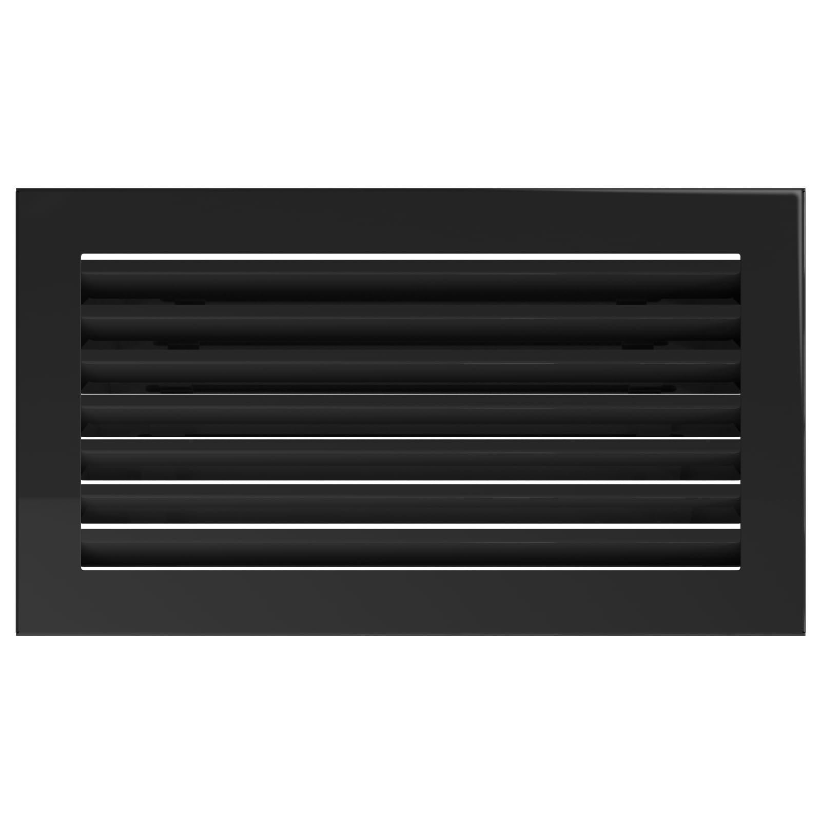 KRATKI ventilation grille fireplace grille FRESH 17cm x 17cm black