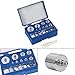 17Pcs Precision Calibration Weight Set, Precision Weight- 1 x 100g,1 x 50g,2 x 20g,1 x 10g, 1 x 5g, 2x2g, 1x 1g, 1x500mg, 2x200mg, 1 x 100mg, 1 x 50mg, 2 x 20mg, 1 x 10mg