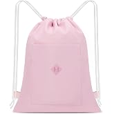 BAVELOE Drawstring Backpack with Wet Pocket, Sports Gym Sackpack for Women | Large Capacity, Water-Resistant, Gym, Yoga, Travel, Beach, Daily Carry