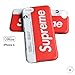 iPhone 6-4.7” - Protective Durable Slim Fit TPU Case/Cover/Bumper/Skin/Cushion - Street Fashion x NYC Metrocard [Red/White]